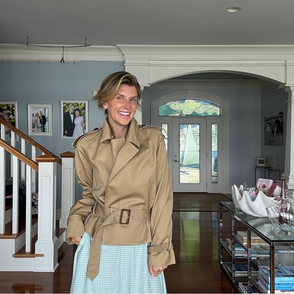 Frame Swing Trench with desert tan